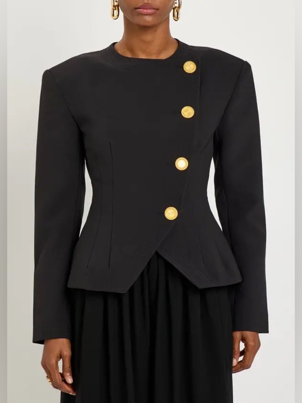 Ronny Kobo Finley Jacket Blazer Crepe XS
